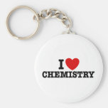 I Love Chemistry Keychains