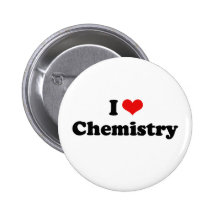 I Love Chemistry Tshirt Pin