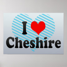 I Love Cheshire, United States Poster