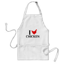 I Love Chicken Apron