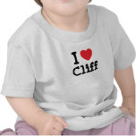 I love Cliff heart custom personalised Shirt