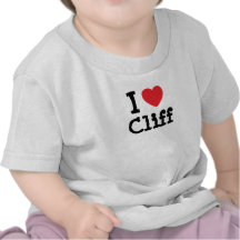 I love Cliff heart custom personalised Shirt