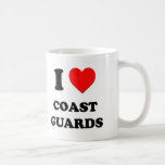 I Love Coast Guards Coffee Mugs