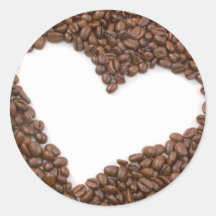 I Love Coffee Stickers