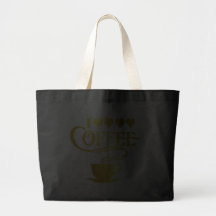 I LOVE COFFEE TOTE BAG