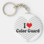 I love Colour Guard Key Chains