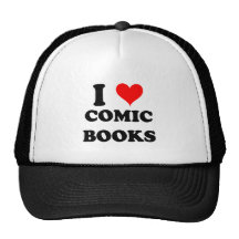 I Love Comic Books Hat
