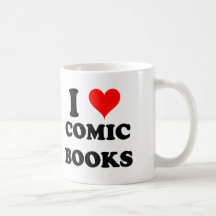 I Love Comic Books Mug