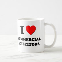 I Love Commercial Solicitors Coffee Mug