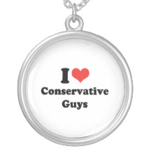 I LOVE CONSERVATIVE GUYS - .png Pendant