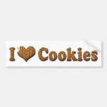 I Love Cookies Bumper Sticker