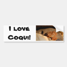 I love Coqui! Bumper Stickers