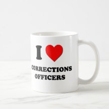 I Love Corrections Officers Mug