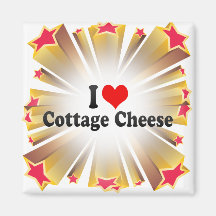 I Love Cottage Cheese Magnets