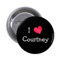 I Love Courtney Pins