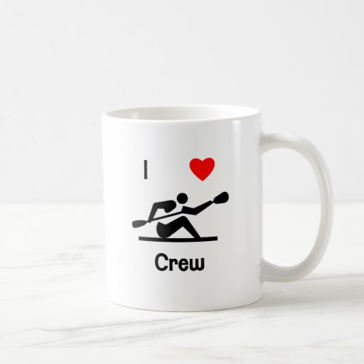 I Love Crew Coffee Mug