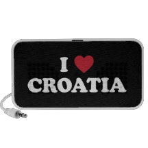I Love Croatia Mp3 Speakers