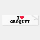 I love Croquet Bumper Stickers