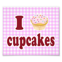I Love Cupcakes Photo Art