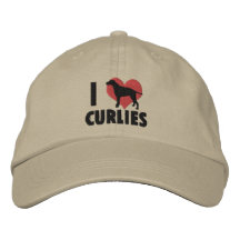 I Love Curlies Embroidered Hat