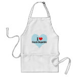 I Love Czech Republic Aprons