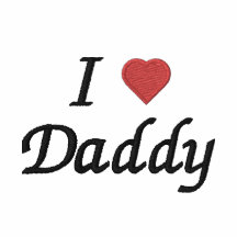 I Love Daddy Embroidered Polo Shirt