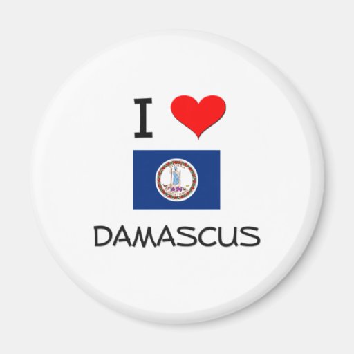 I Love Damascus Virginia Fridge Magnet