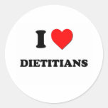 I Love Dietitians Sticker
