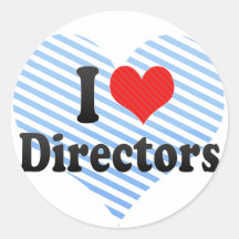 I Love Directors Sticker