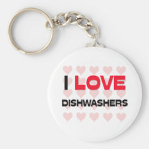 I LOVE DISHWASHERS KEY CHAIN