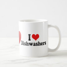 I Love Dishwashers Mugs