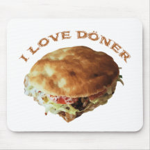 I Love Döner Mousepad