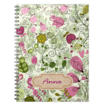 i love doodles spiral note book