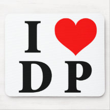 I Love DP Mouse Pad