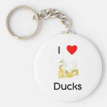 I love ducks Keychain