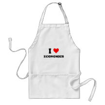 I Love Economics Aprons