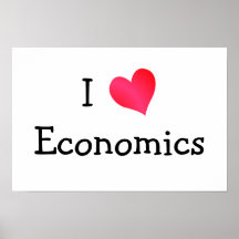 I Love Economics Print