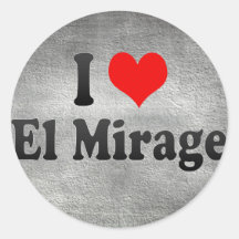 I Love El Mirage, United States Sticker