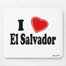 I Love El Salvador Mousemat