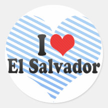 I Love El Salvador Sticker