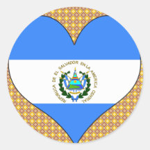 I Love El Salvador Stickers