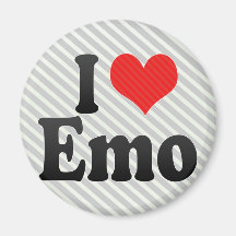 I Love Emo Fridge Magnets