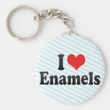 I Love Enamels Key Chains