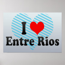 I Love Entre Rios, Brazil Print
