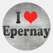 I Love Epernay, France Sticker