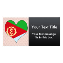 I Love Eritrea Photo Greeting Card