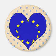 I Love Europa Magnet