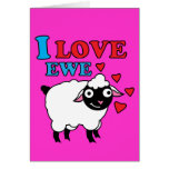 I love Ewe Card