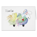 I Love Ewe (you) Greeting Cards