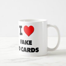 I Love Fake Id Cards Mug